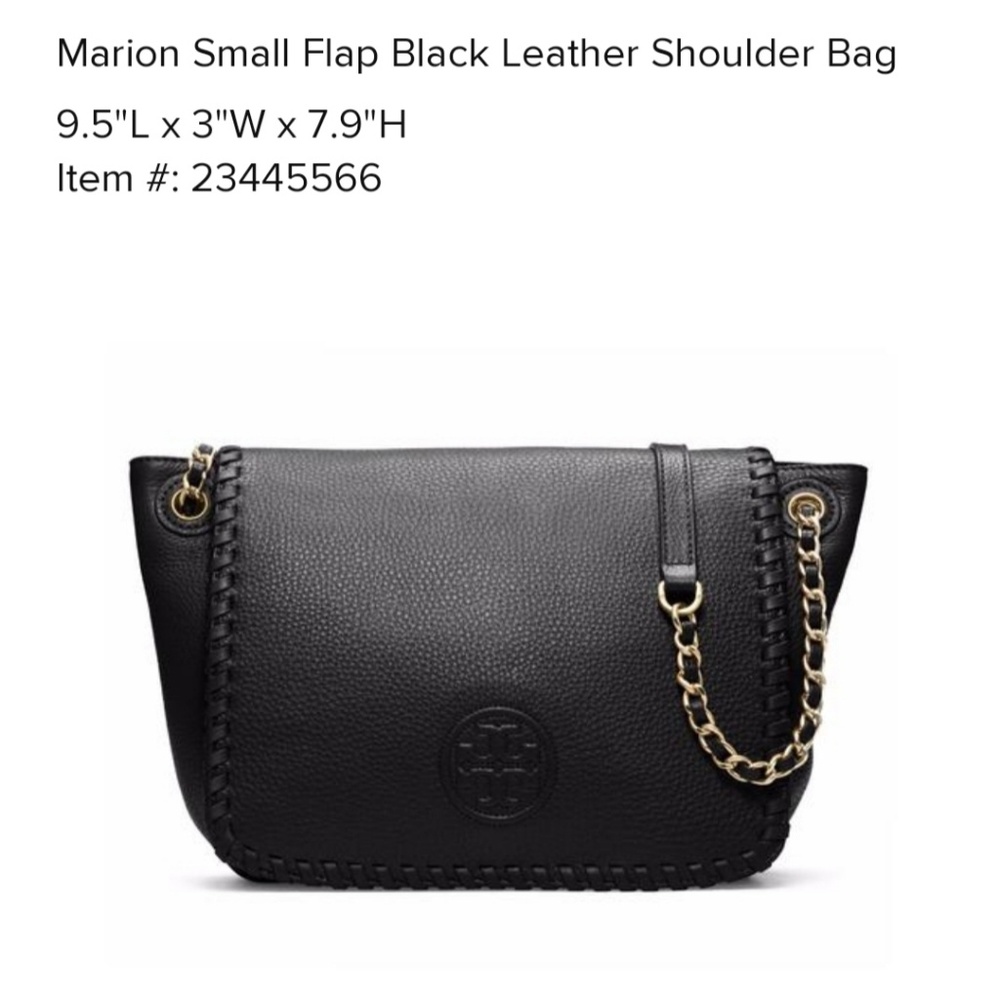 Tory Burch Marion Small Flap Leather Shoulder Bag